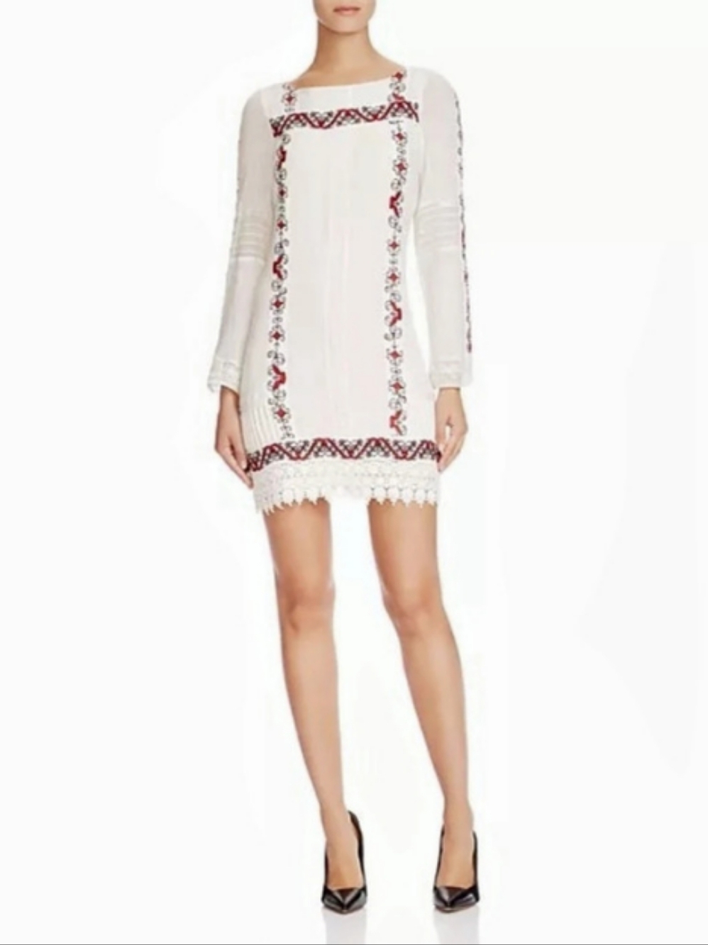 Alice and Olivia Riska Embroidered Dress Size 10